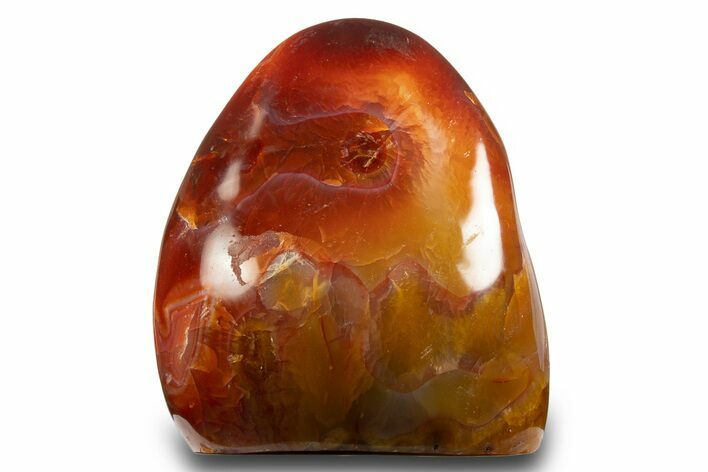 Free-Standing, Polished Carnelian Agate - Madagascar #333278